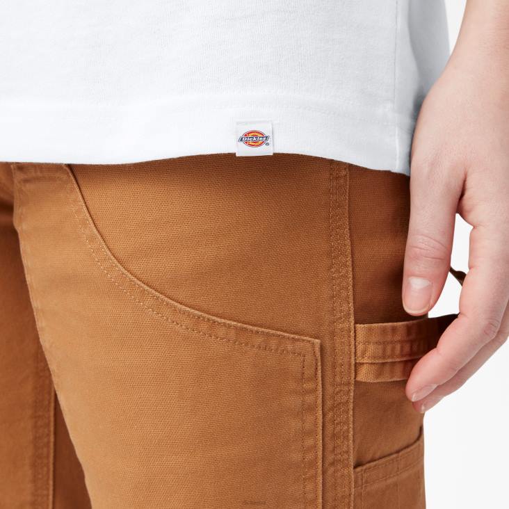 vrouwen Dickies zwaargewicht logo t-shirt wit (wh) kleding 6F0X2110