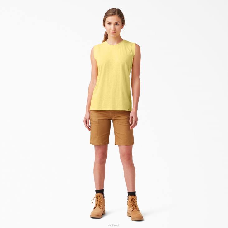vrouwen Dickies tanktop citroenschil (lz1) kleding 6F0X2030
