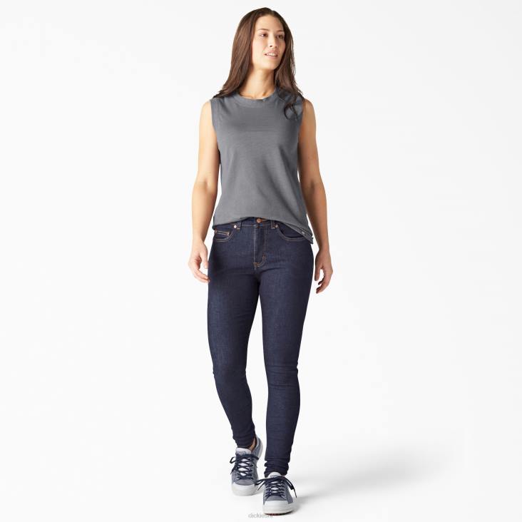 vrouwen Dickies tanktop grafietgrijs (ga) kleding 6F0X2027