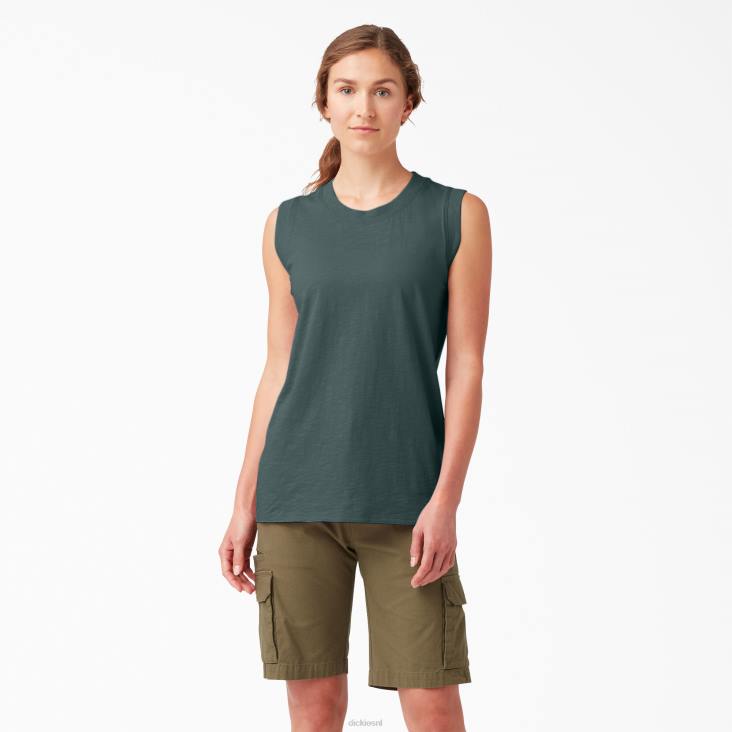 vrouwen Dickies tanktop lincoln groen (ln) kleding 6F0X2029
