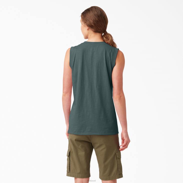 vrouwen Dickies tanktop lincoln groen (ln) kleding 6F0X2029