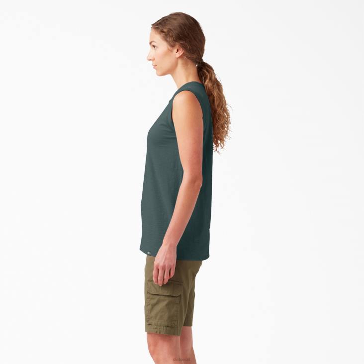 vrouwen Dickies tanktop lincoln groen (ln) kleding 6F0X2029