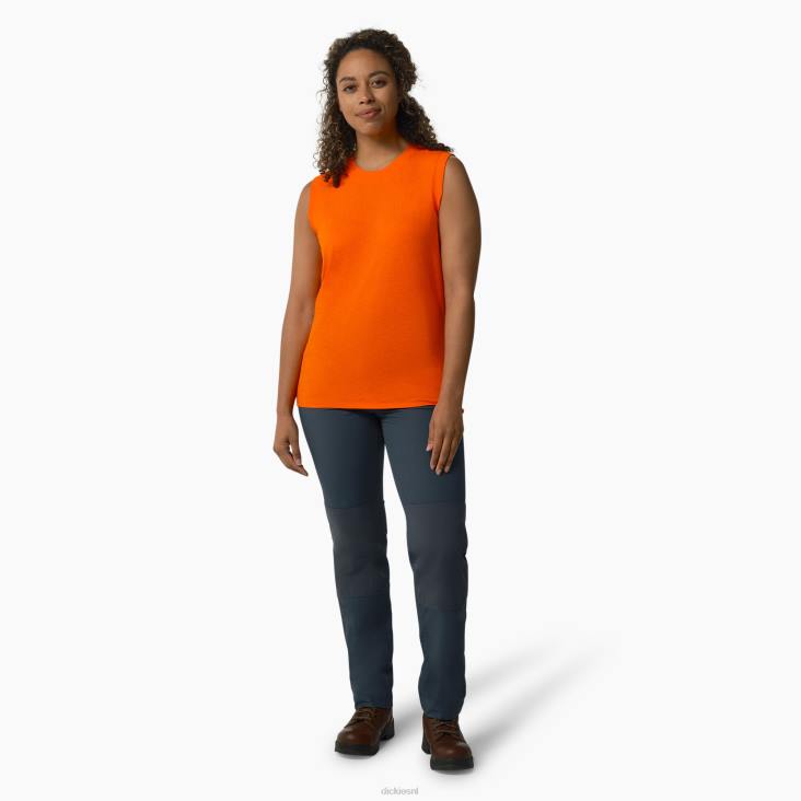 vrouwen Dickies tanktop scharlaken ibis (s2s) kleding 6F0X2031