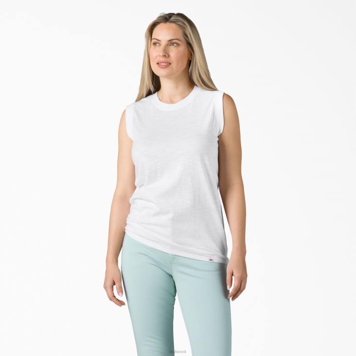 vrouwen Dickies tanktop wit (wh) kleding 6F0X2033