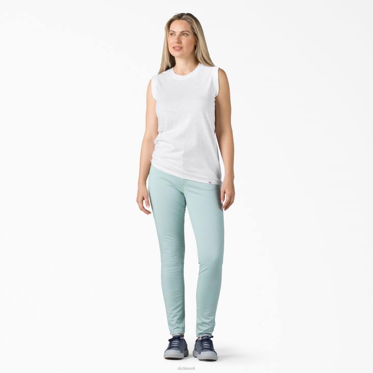 vrouwen Dickies tanktop wit (wh) kleding 6F0X2033