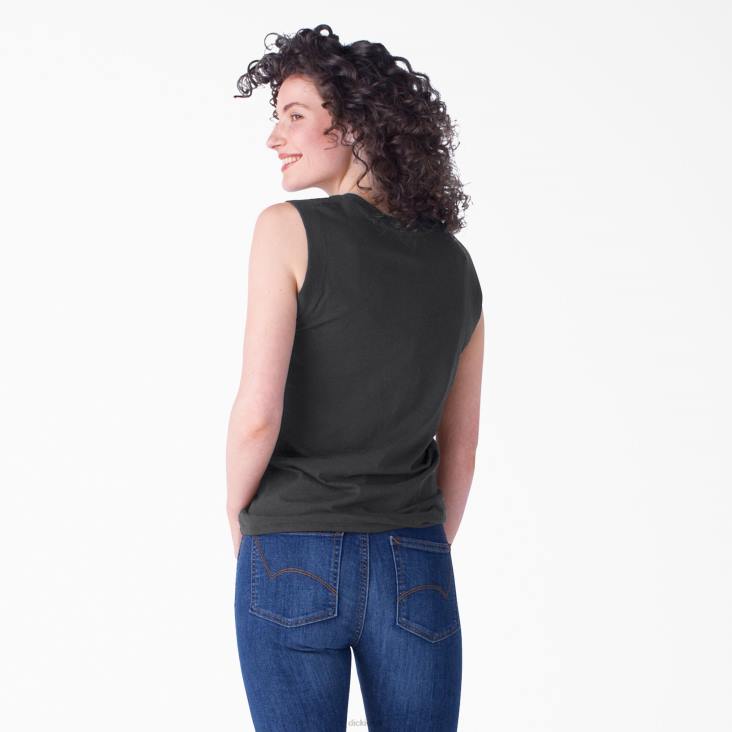 vrouwen Dickies tanktop zwart (kbk) kleding 6F0X2028