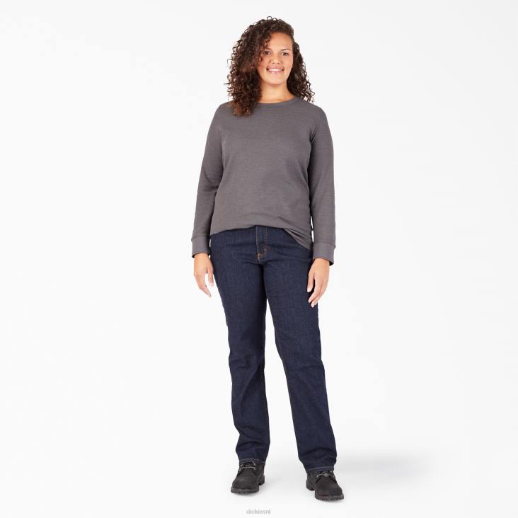 vrouwen Dickies plus thermisch shirt met lange mouwen grafietgrijs (gad) kleding 6F0X2069