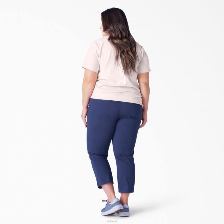 vrouwen Dickies plus zwaargewicht T-shirt met korte mouwen lotusroze (lo2) kleding 6F0X1973