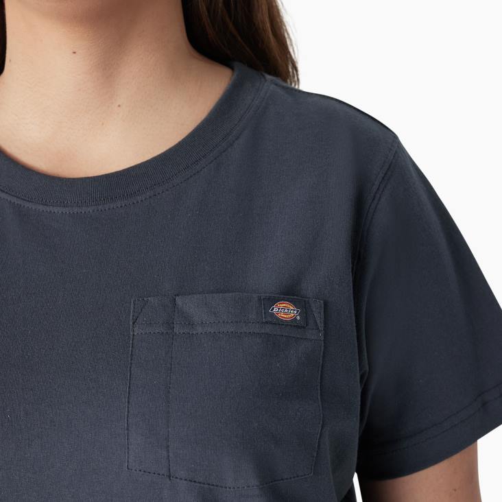 vrouwen Dickies plus zwaargewicht T-shirt met korte mouwen luchtmacht blauw (af) kleding 6F0X1965