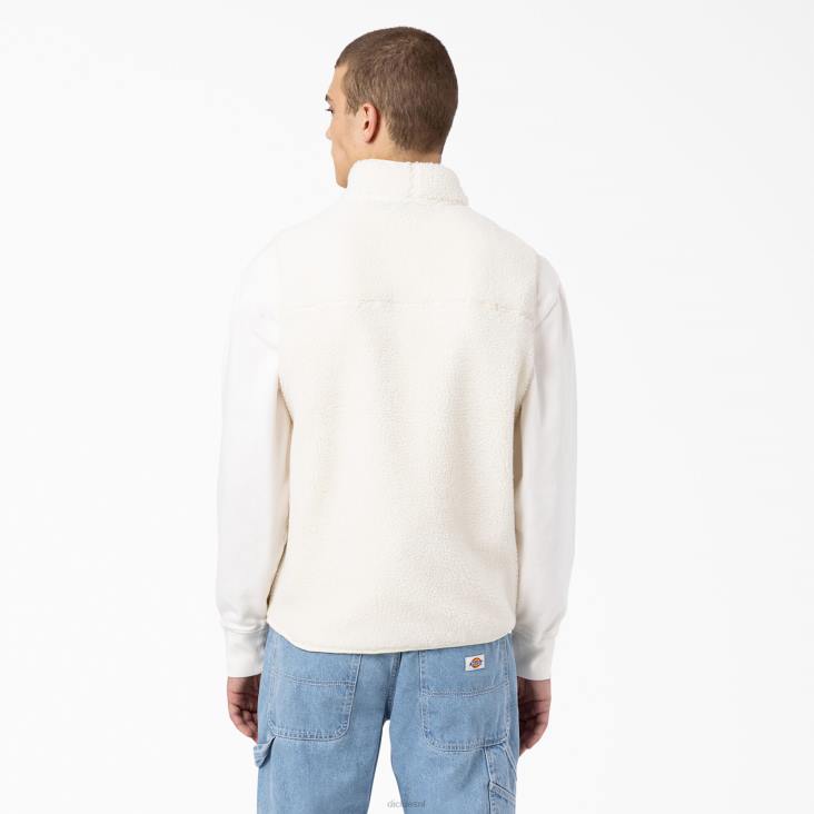 Heren Dickies rood parachutevest wit (wh) kleding 6F0X1121