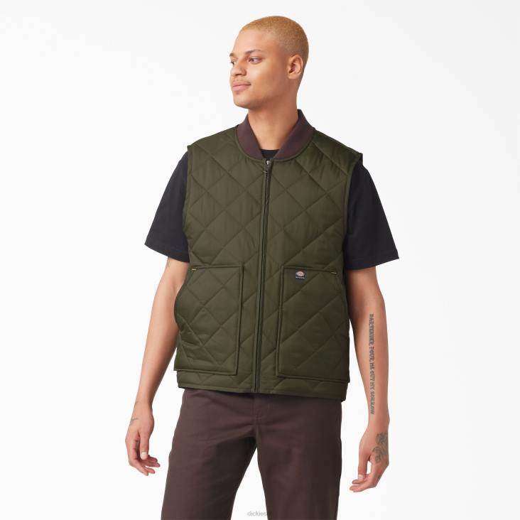 Heren Dickies vincent alvarez gobernador vest militair groen (ml) kleding 6F0X1200