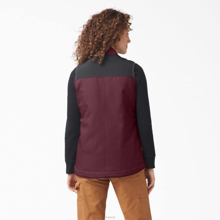 vrouwen Dickies duratech renegade-vest bordeaux (door) kleding 6F0X2339