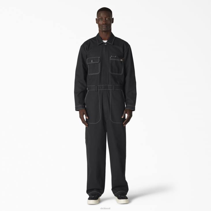 Heren Dickies herwerkte overall met lange mouwen normaal werk kleding 6F0X1444