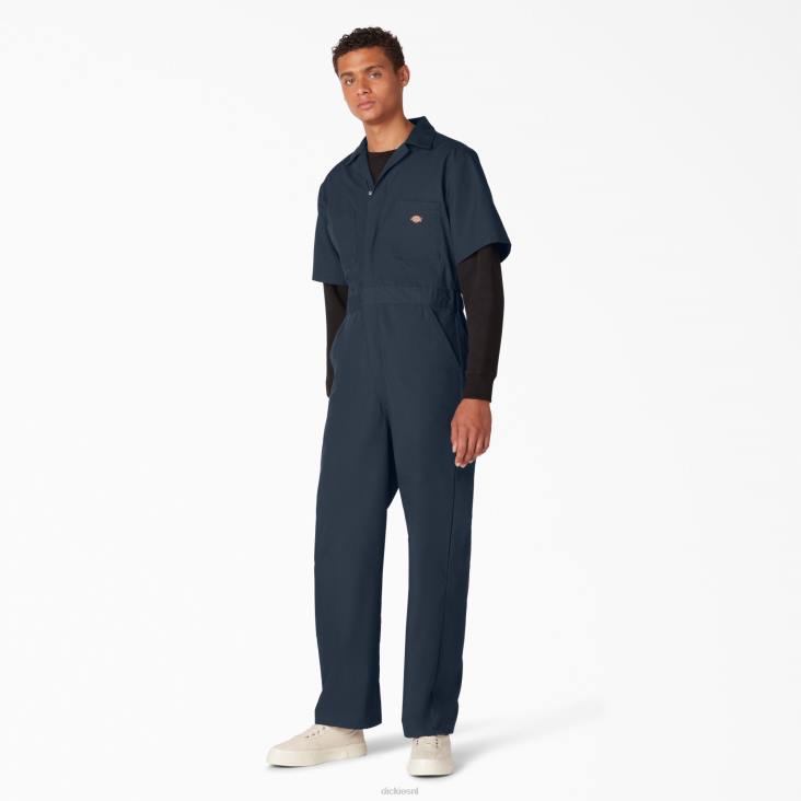 Heren Dickies overalls met korte mouwen kort werk kleding 6F0X324
