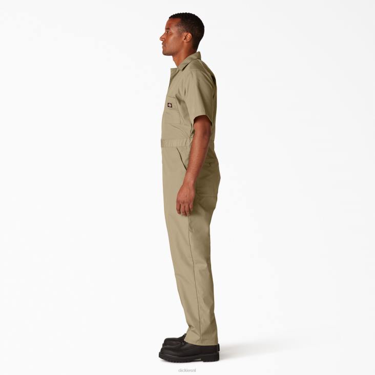 Heren Dickies overalls met korte mouwen kort werk kleding 6F0X326