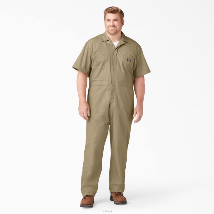 Heren Dickies overalls met korte mouwen kort werk kleding 6F0X326