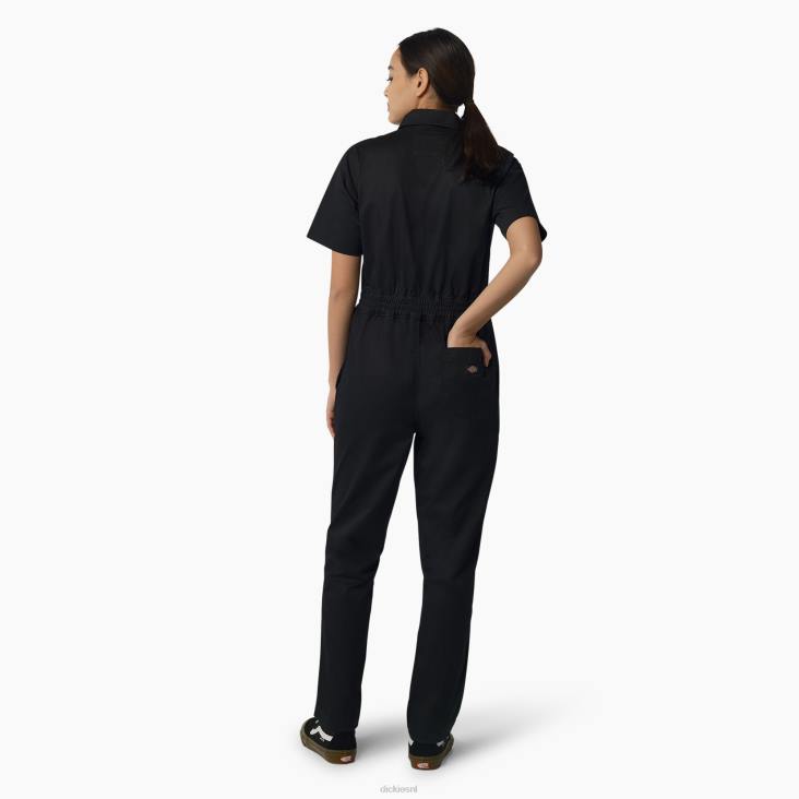 vrouwen Dickies vale overall zwart (bkx) werk kleding 6F0X1938