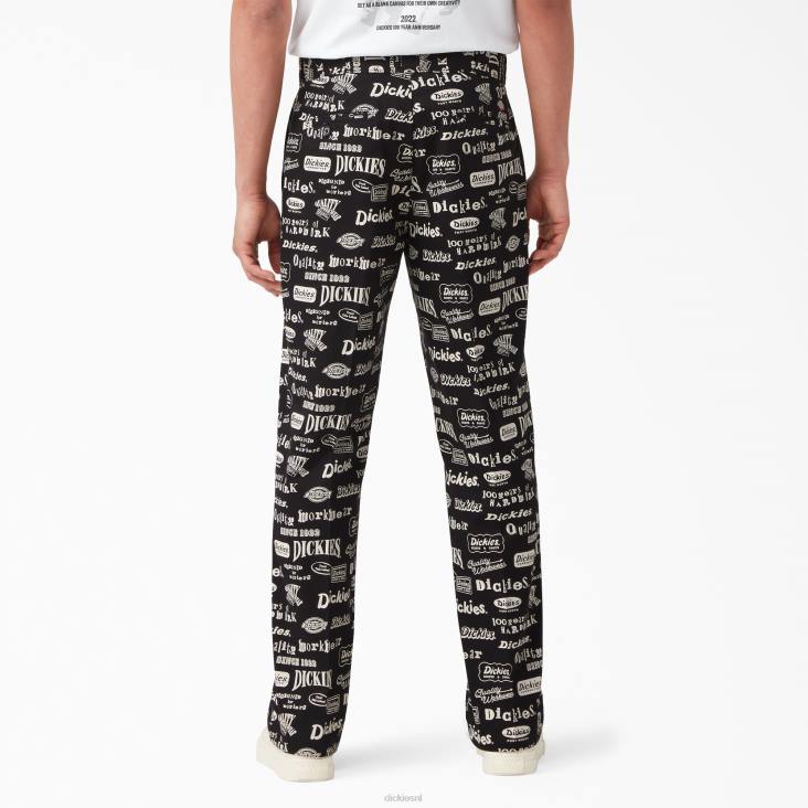 Heren Dickies 100 jaar bedrukt logo werkbroek 100 jaar erfgoed print (rps) werk kleding 6F0X333