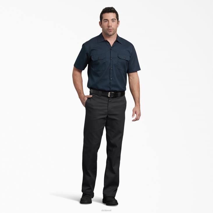 Heren Dickies 874 flexwerkbroek zwart (bk) werk kleding 6F0X21
