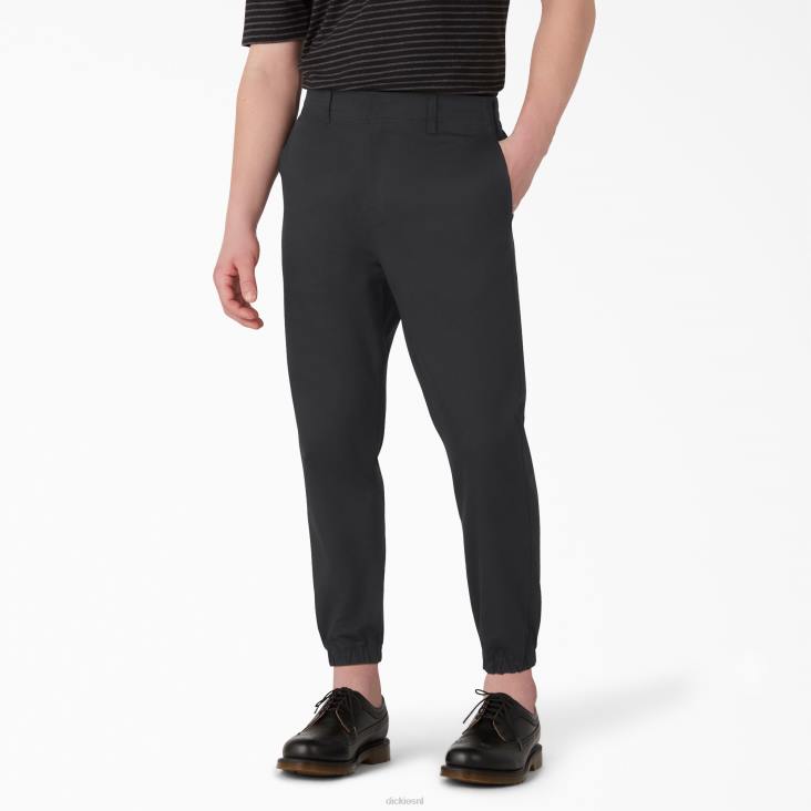 Heren Dickies cropped joggingbroek zwart (bkx) werk kleding 6F0X267