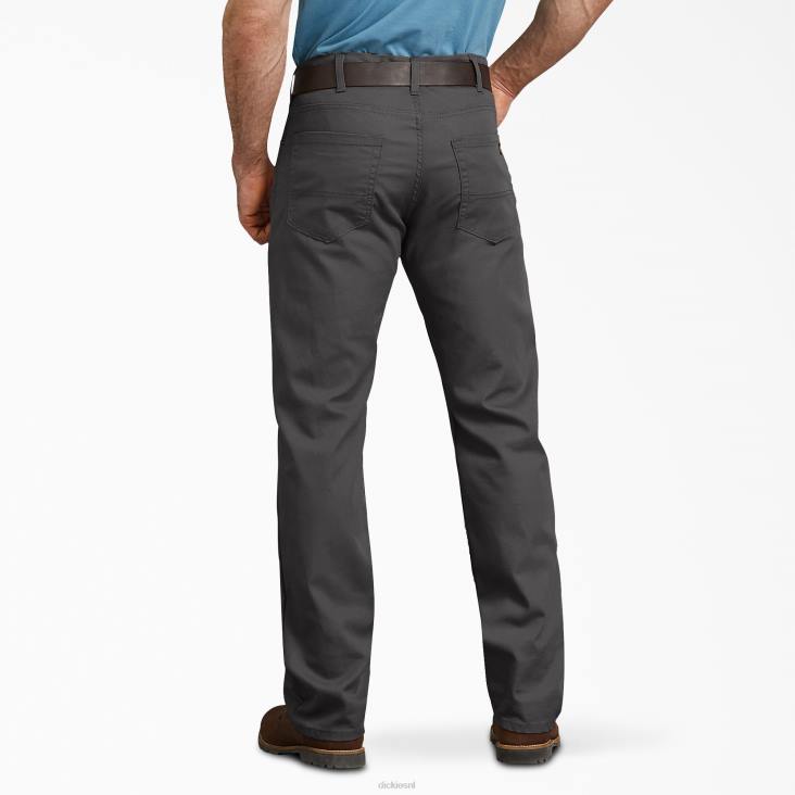 Heren Dickies eendenbroek met normale pasvorm stonewashed grijs (ssl) werk kleding 6F0X139