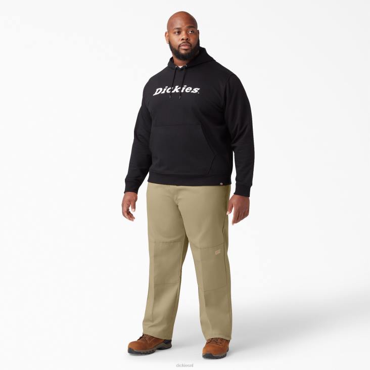 Heren Dickies losse werkbroek met dubbele knie kaki (kh) werk kleding 6F0X30