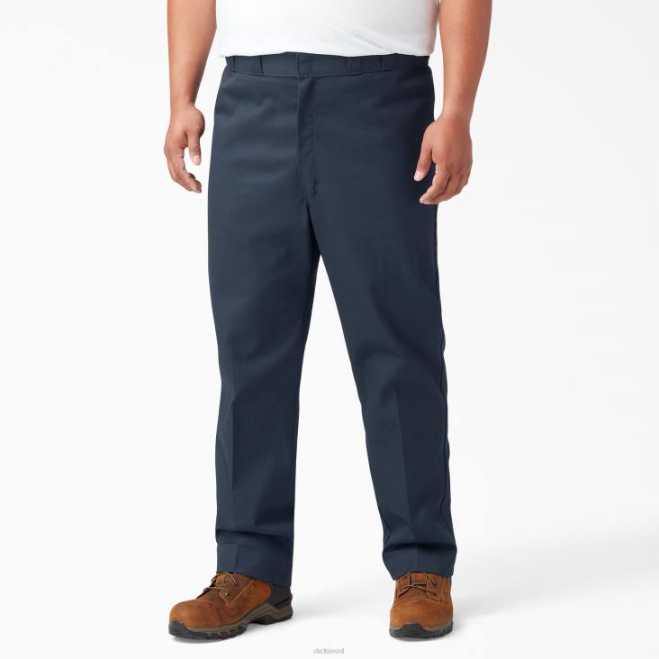 Heren Dickies originele 874 werkbroek donker marineblauw (dn) werk kleding 6F0X5
