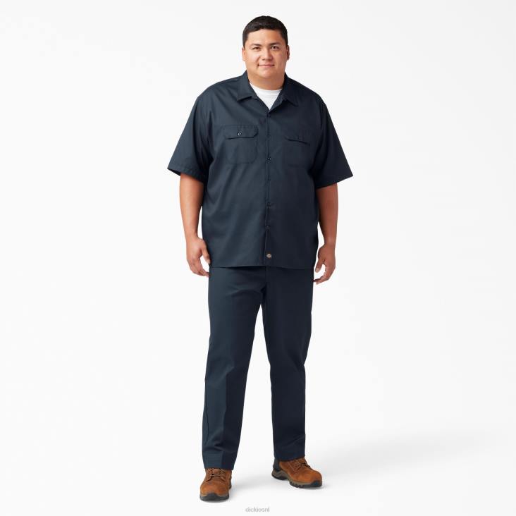 Heren Dickies originele 874 werkbroek donker marineblauw (dn) werk kleding 6F0X5