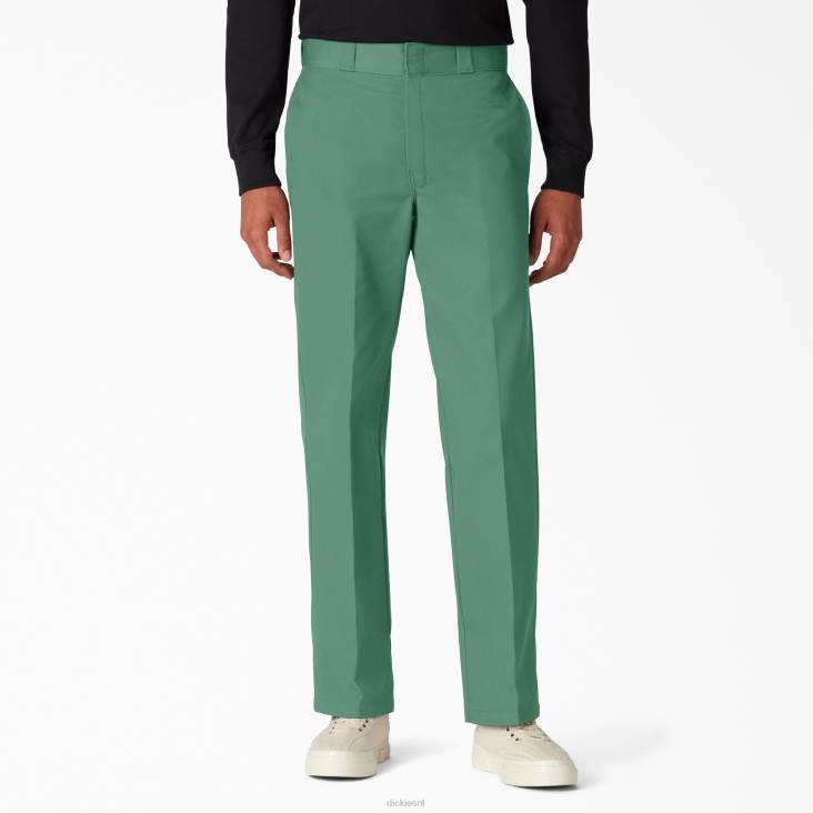 Heren Dickies originele 874 werkbroek donkere klimop (d2i) werk kleding 6F0X7