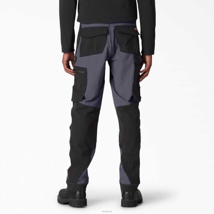 Heren Dickies performance werkkleding technische flexbroek grijs zwart (ueb) werk kleding 6F0X266