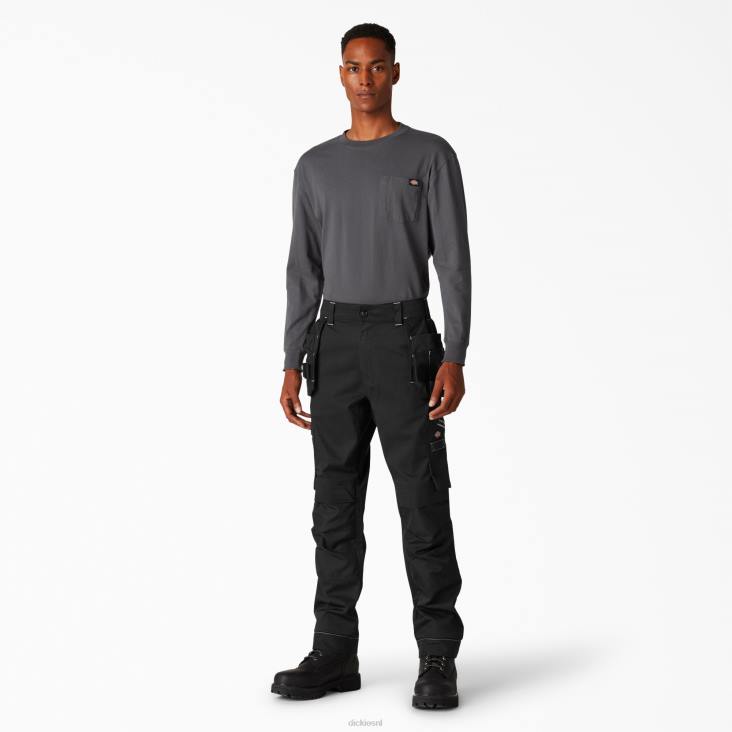 Heren Dickies performance werkkleding universele holsterbroek zwart (ubk) werk kleding 6F0X236
