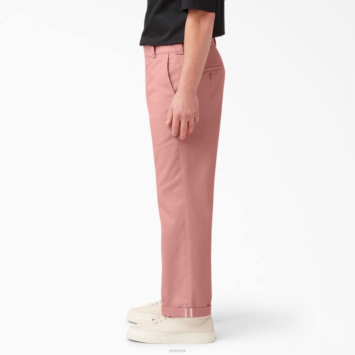 Heren Dickies regular fit twill werkbroek met boorden stonewashed rozet (s2r) werk kleding 6F0X289