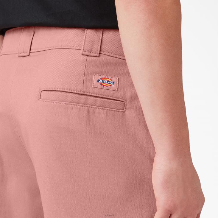 Heren Dickies regular fit twill werkbroek met boorden stonewashed rozet (s2r) werk kleding 6F0X289