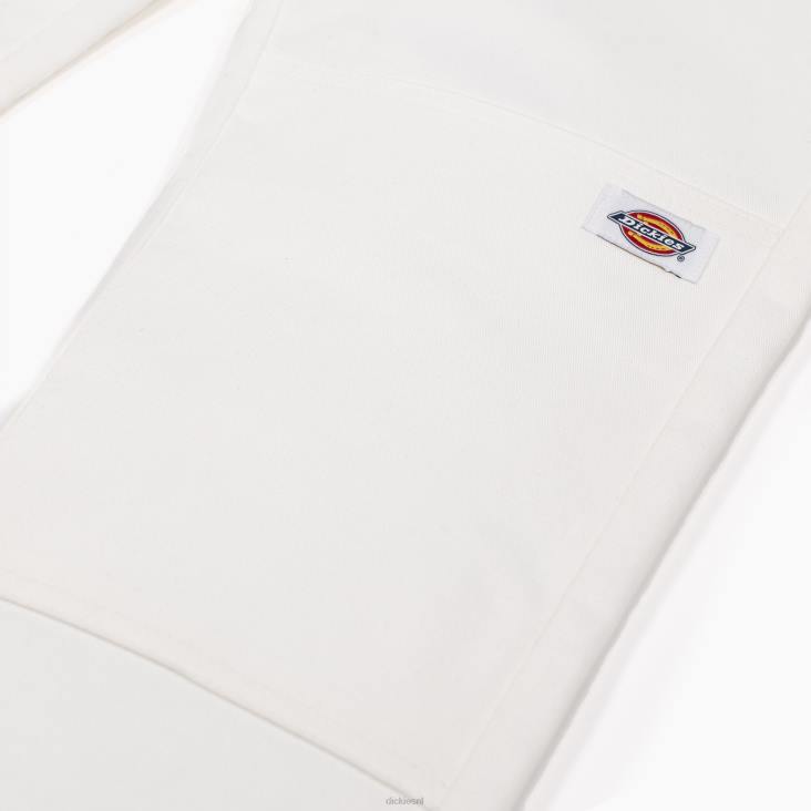 Heren Dickies skinny fit werkbroek met dubbele knie wit (wh) werk kleding 6F0X49