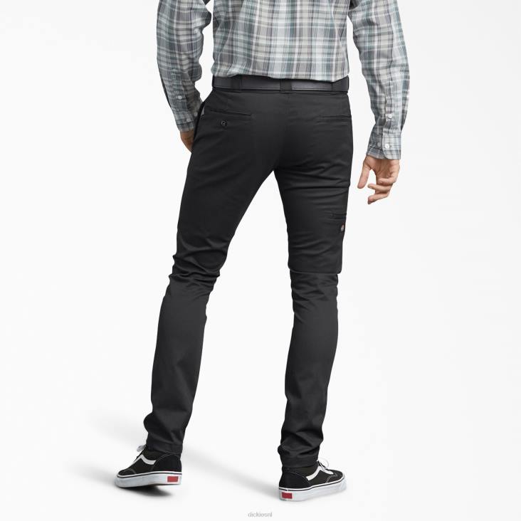 Heren Dickies skinny fit werkbroek zwart (bk) werk kleding 6F0X147