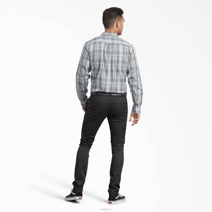 Heren Dickies skinny fit werkbroek zwart (bk) werk kleding 6F0X147