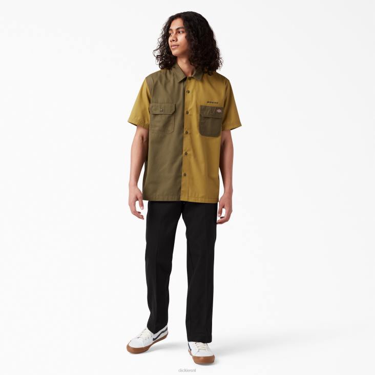 Heren Dickies slim fit werkbroek zwart (bk) werk kleding 6F0X113