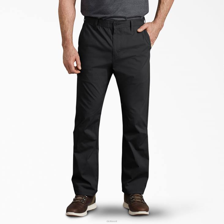Heren Dickies verkoelende hybride utility-broek zwart (bk) werk kleding 6F0X61