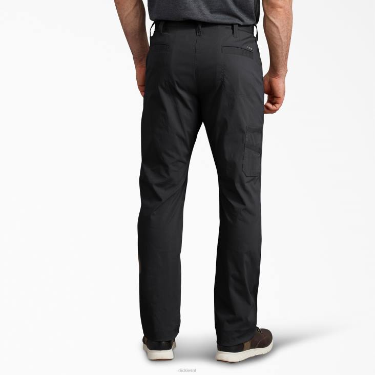 Heren Dickies verkoelende hybride utility-broek zwart (bk) werk kleding 6F0X61