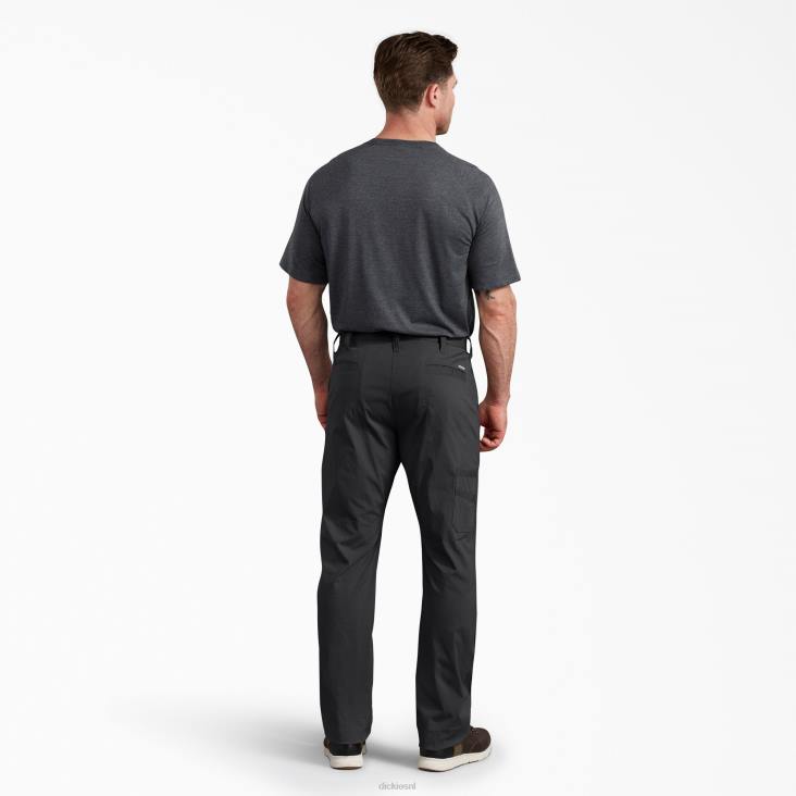 Heren Dickies verkoelende hybride utility-broek zwart (bk) werk kleding 6F0X61