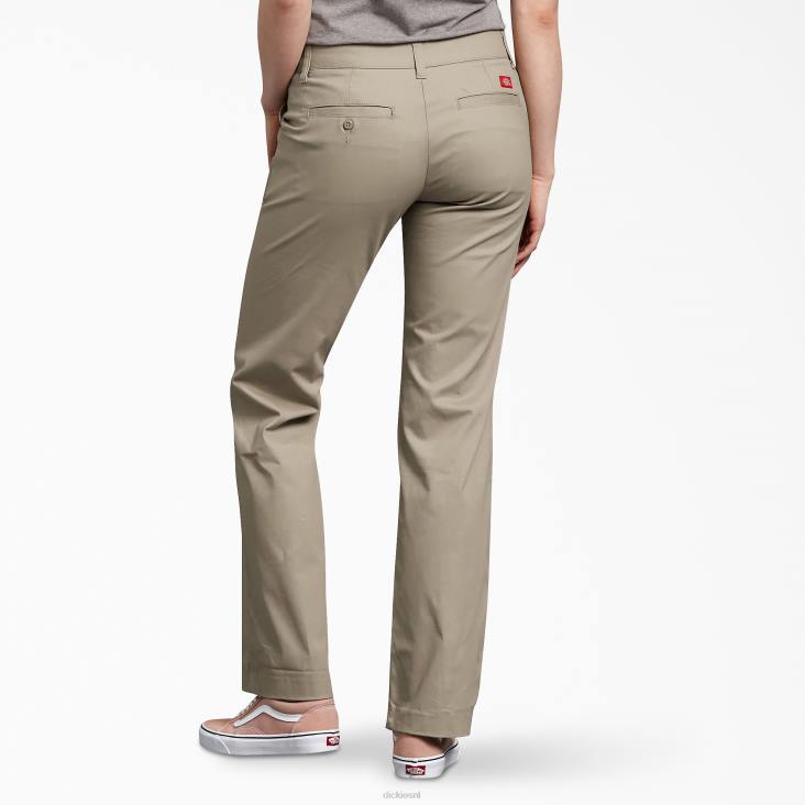 vrouwen Dickies relaxte broek woestijnzand (ds) werk kleding 6F0X1747