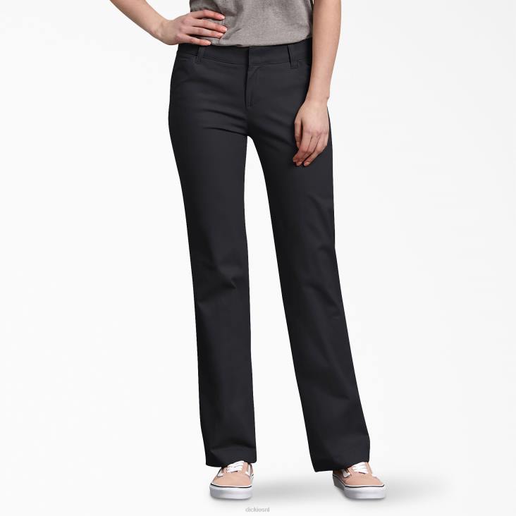 vrouwen Dickies relaxte broek zwart (bk) werk kleding 6F0X1745