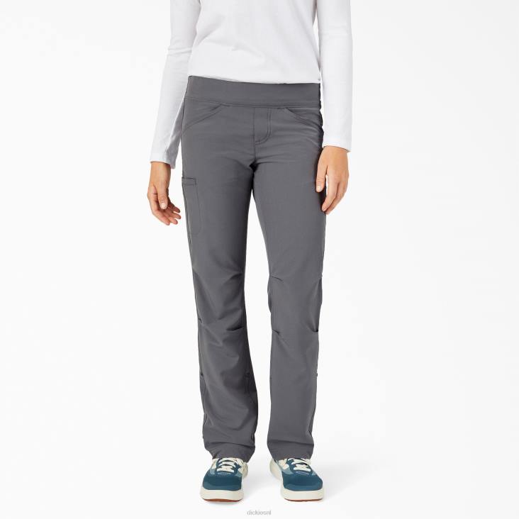 vrouwen Dickies verkoelende oprolbroek grafietgrijs (ga) werk kleding 6F0X1619