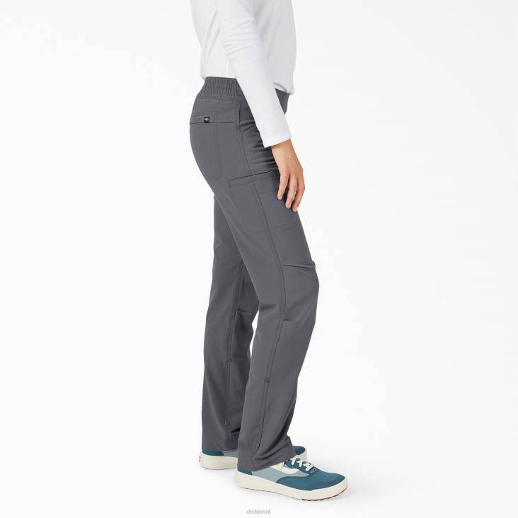 vrouwen Dickies verkoelende oprolbroek grafietgrijs (ga) werk kleding 6F0X1619