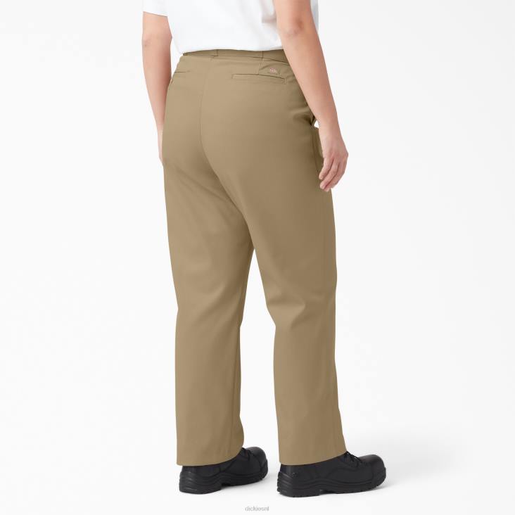 vrouwen Dickies plus 874 originele werkbroeken militair kaki (ksh) werk kleding 6F0X1529