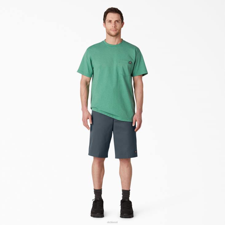 Heren Dickies losvallende werkshort met platte voorkant 13