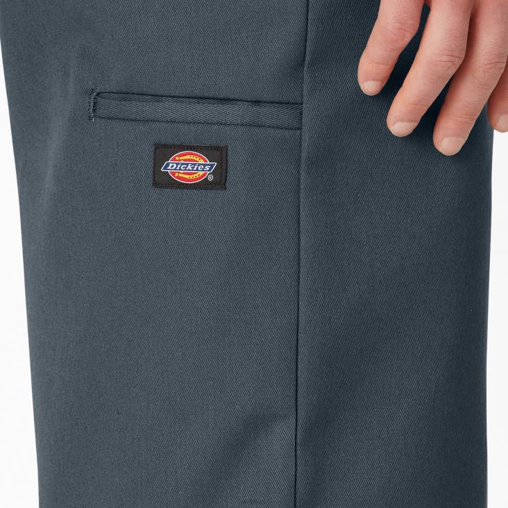 Heren Dickies losvallende werkshort met platte voorkant 13
