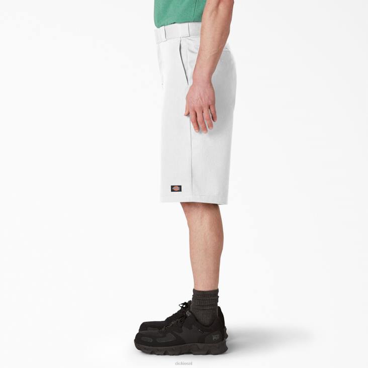 Heren Dickies losvallende werkshort met platte voorkant 13
