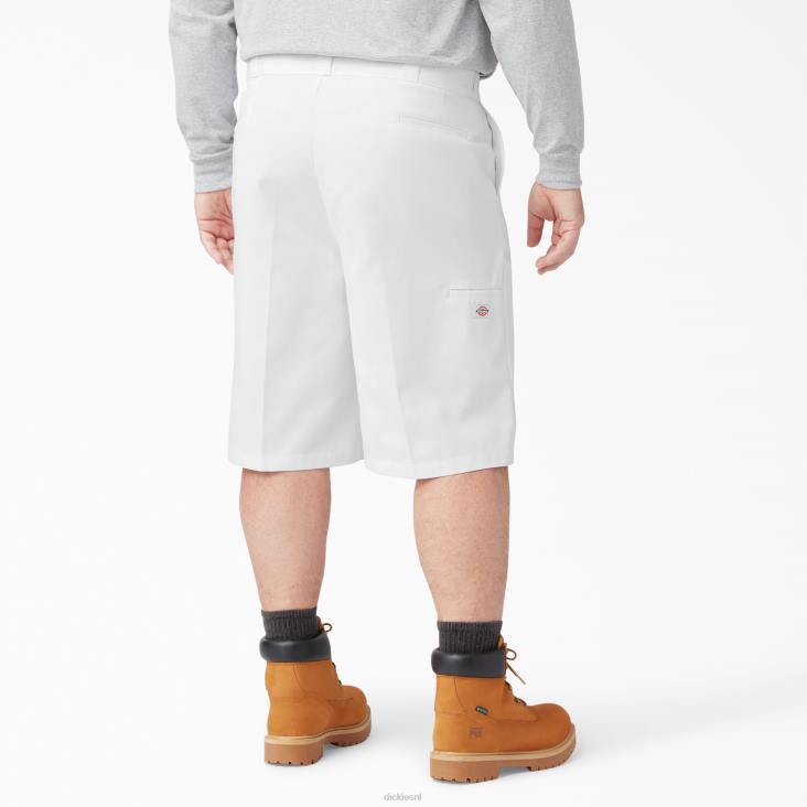 Heren Dickies losvallende werkshort met platte voorkant 13