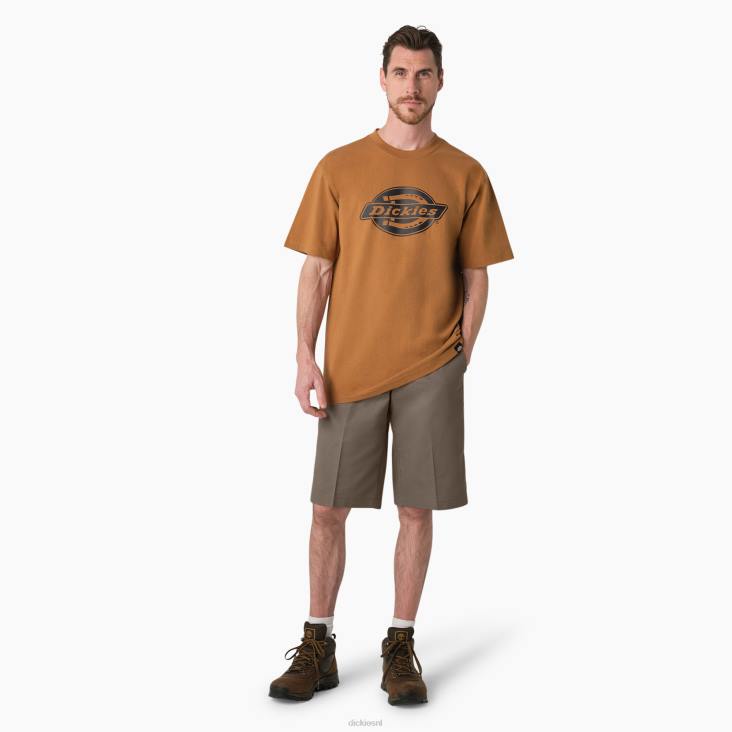 Heren Dickies verkoelende active waist short met platte voorkant 13